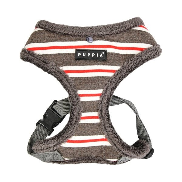 Puppia Rowdy Harness Model A Dark Grey hondentuig > honden harnas > model A Small