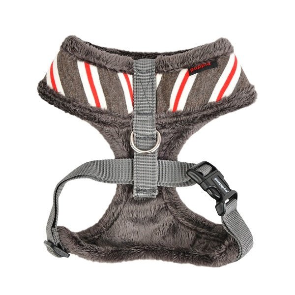 Puppia Rowdy Harness Model A Dark Grey hondentuig > honden harnas > model A Small