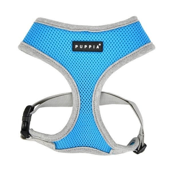 Puppia Soft Harness II model A sky blue hondentuig > honden harnas > model A Small