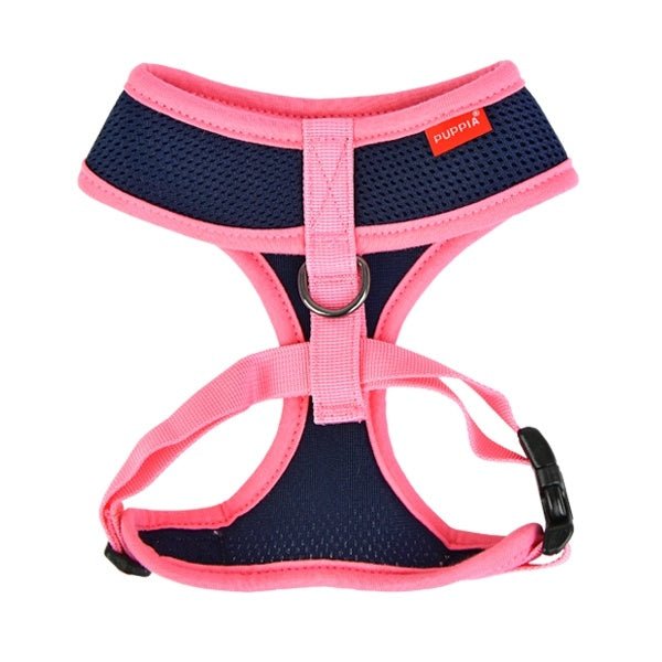 Puppia Soft Harness II model A navy hondentuig > honden harnas > model A Small
