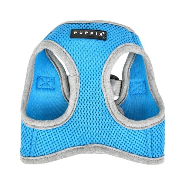 Puppia Soft Vest Harness II model B sky blue hondentuig > honden harnas > model B Small