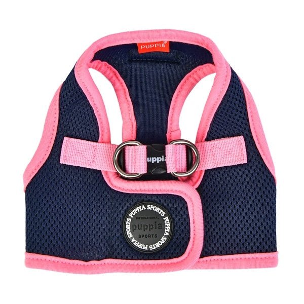 Puppia Soft Vest Harness II model B navy hondentuig > honden harnas > model B Small