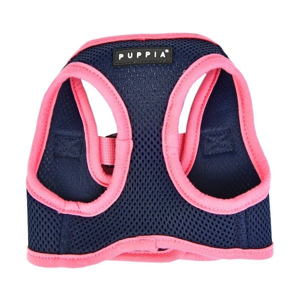 Puppia Soft Vest Harness II model B navy hondentuig > honden harnas > model B Small