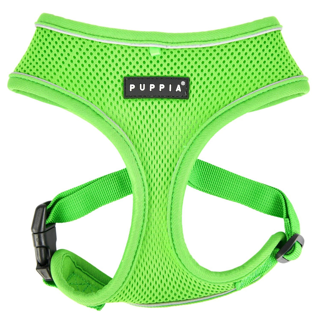 Puppia Soft Harness PRO model A Green hondentuig > honden harnas > model A Small