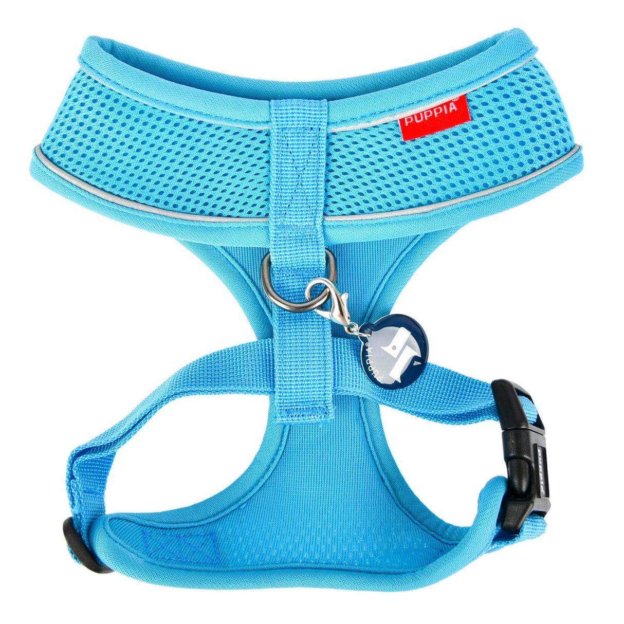 Puppia Soft Harness PRO model A Skyblue hondentuig > honden harnas > model A Small
