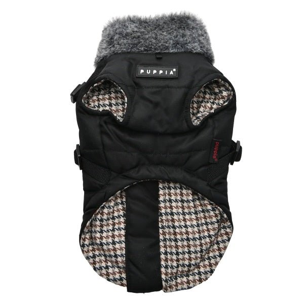 Puppia Donavan Jacket Harness Black Hondenkleding > hondenjas Small