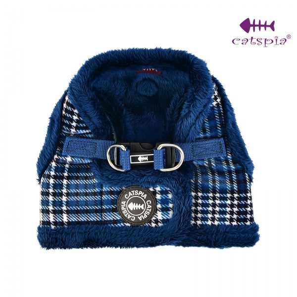 Catspia Neve Vest Harness model B Navy - Premium Kattentuig > kattenharnas from Catspia - Just €20! Shop now at Frenkiezdogshop