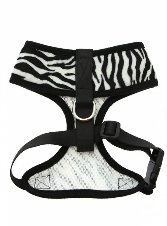 Urban Pup Zebra Print Harness hondentuig > honden harnas > model A XX - Small