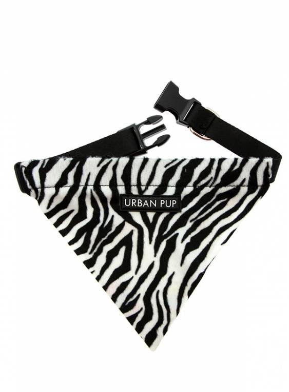 Urban Pup Zebra Bandana Hondenkleding > bandana Small