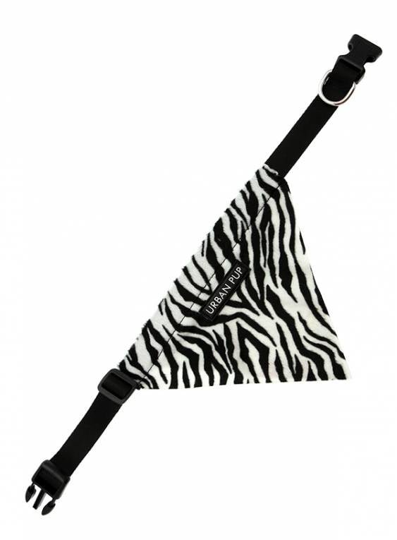 Urban Pup Zebra Bandana Hondenkleding > bandana Small