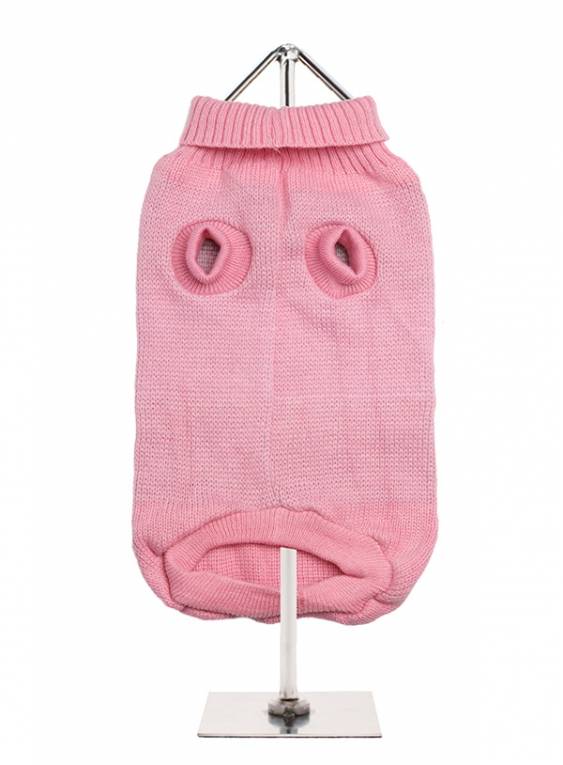 Urban Pup Baby Pink / Grey Argyle Sweater Hondenkleding > Hondentrui X - Small