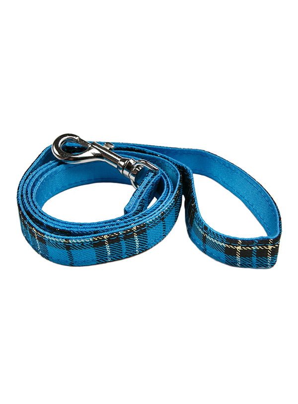 Urban Pup Blue Tartan Lead hondenriem > hondenlijn Standaard/One Size