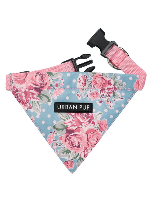 Urban Pup Vintage Rose Floral Bandana Hondenkleding > bandana Small