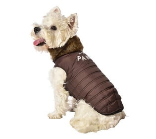 Bobby Winterjas Paris Bruin - Premium Hondenkleding > hondenjas from Bobby - Just €20! Shop now at Frenkiezdogshop