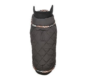 Bobby Winterjas Tartan Zwart Hondenkleding > hondenjas 25 cm