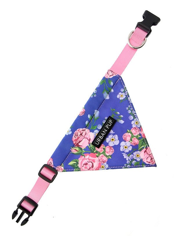 Urban Pup Pink/Blue Floral Bandana Hondenkleding > bandana Small