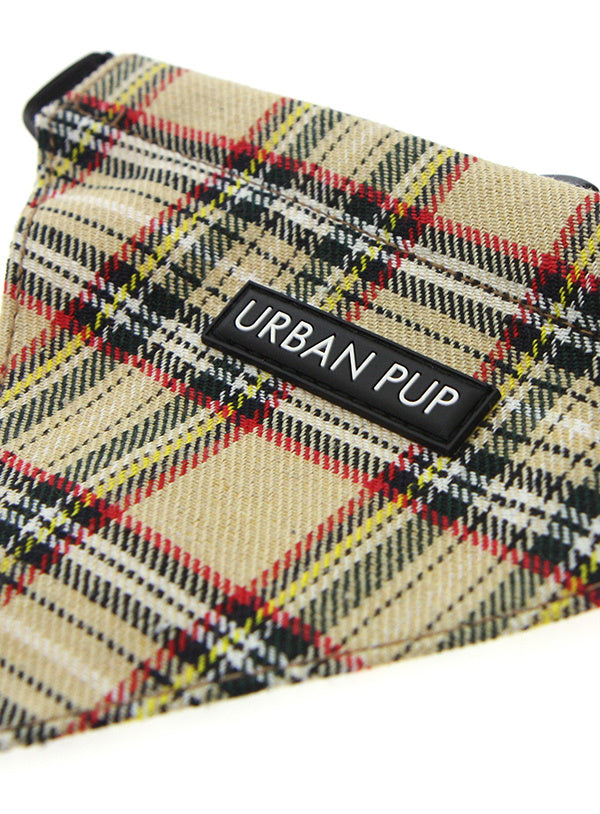 Urban Pup Brown Tartan Bandana - Premium Hondenkleding > bandana from Urban Pup - Just €14.99! Shop now at Frenkiezdogshop