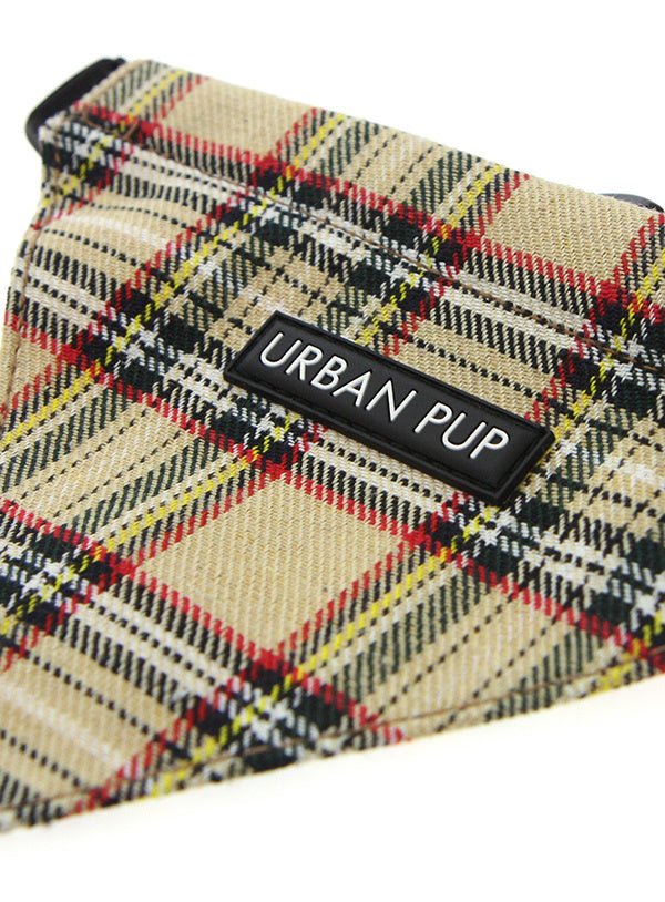 Urban Pup Brown Tartan Bandana Hondenkleding > bandana Small