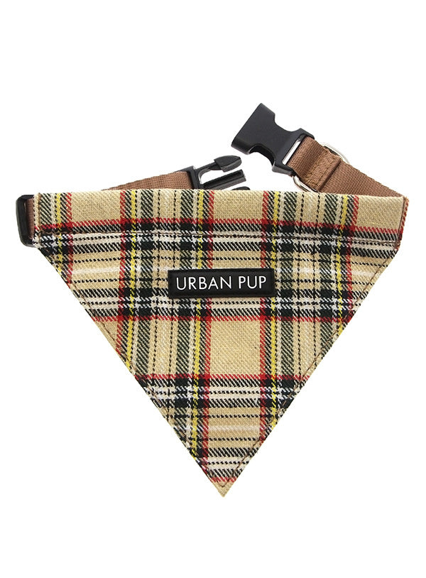 Urban Pup Brown Tartan Bandana - Premium Hondenkleding > bandana from Urban Pup - Just €14.99! Shop now at Frenkiezdogshop