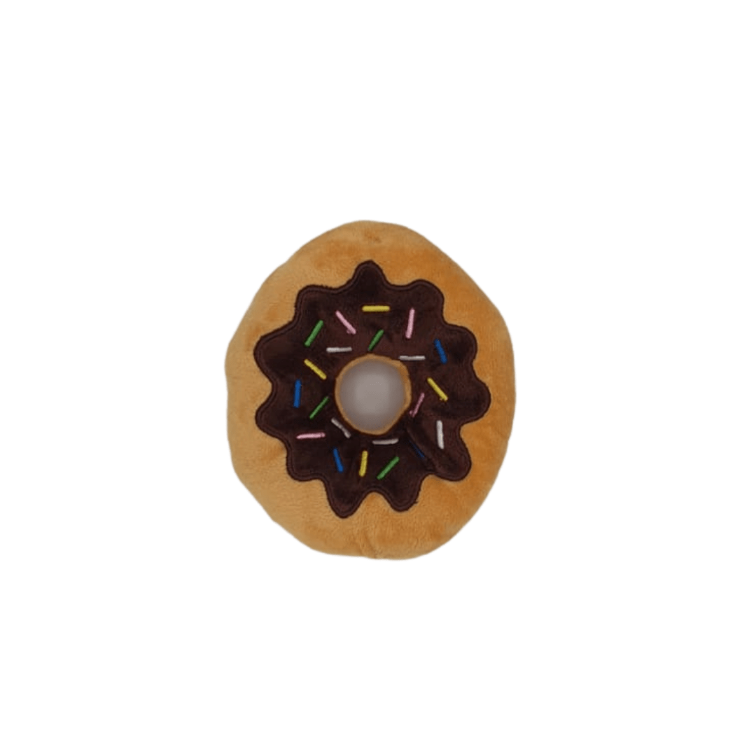 Frenkiez Sweetz Brown Donut Hondenspeeltje > Hondenspeelgoed one - size