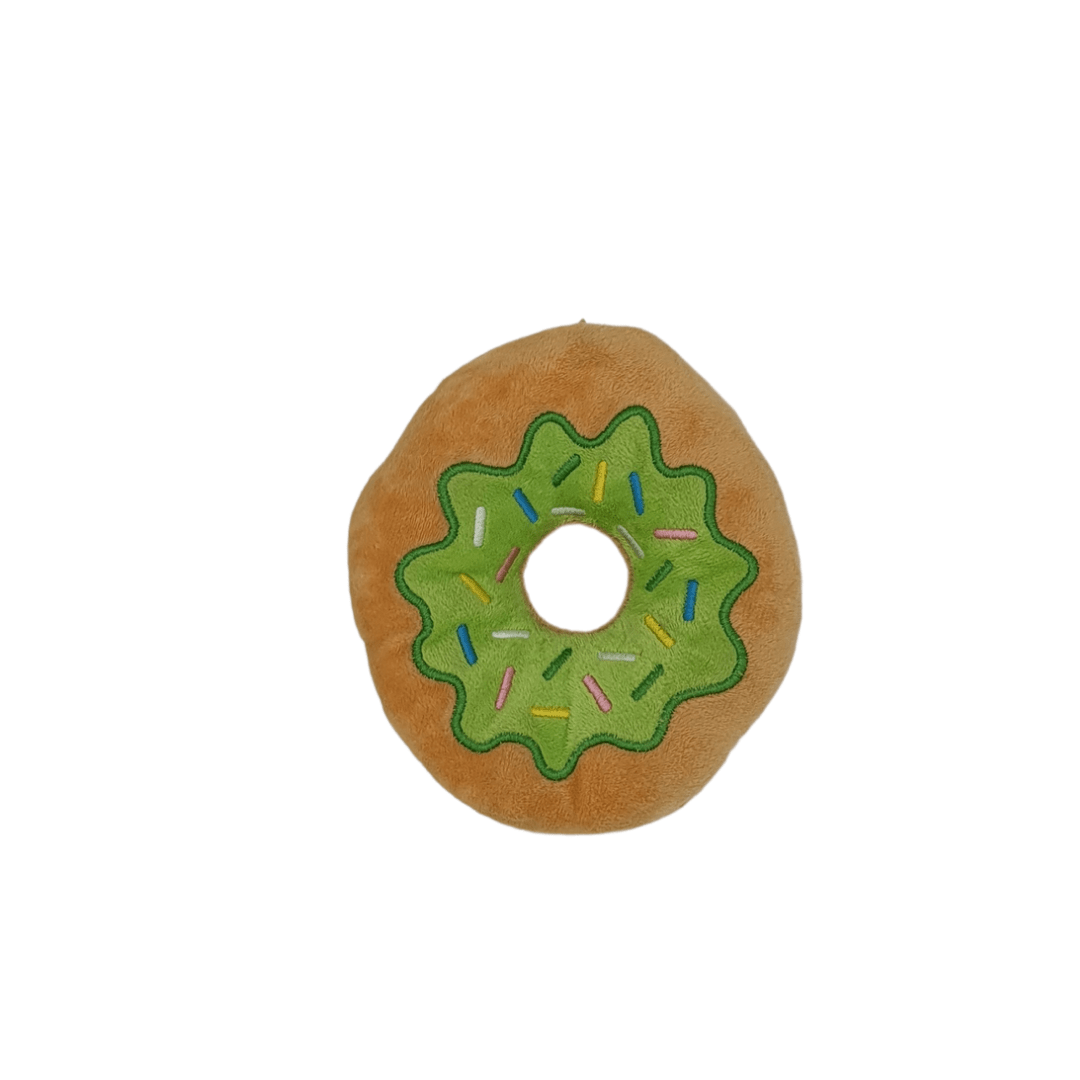 Frenkiez Sweetz Green Donut Hondenspeeltje > Hondenspeelgoed one - size