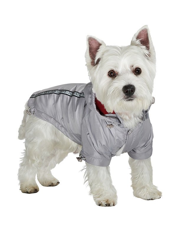 Urban Pup Silver Grey Rainstorm Rain Coat Hondenkleding > hondenjas X - Small