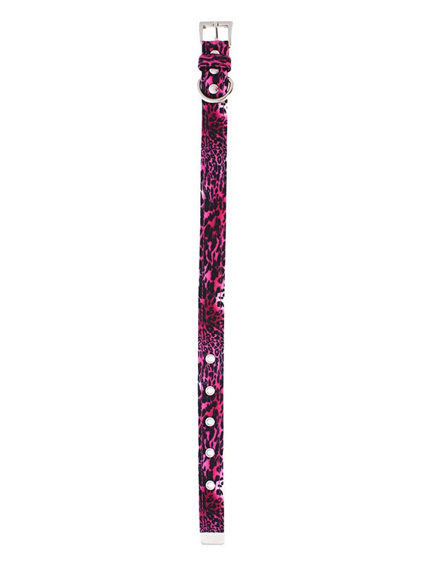Urban Pup Halsband Pink Leopard halsband > hondenhalsband Small