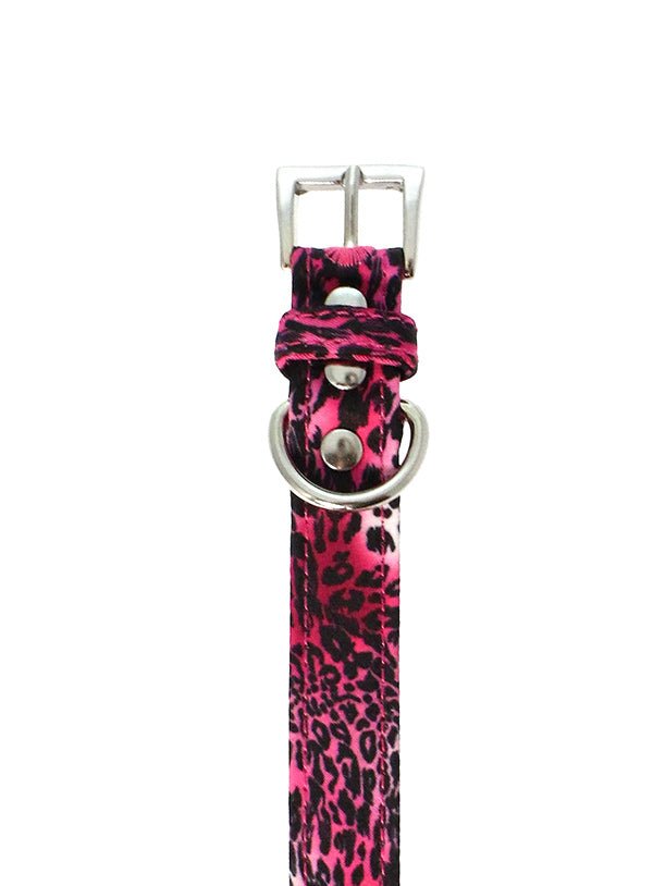 Urban Pup Halsband Pink Leopard halsband > hondenhalsband Small