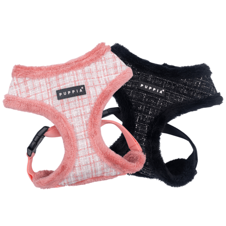 Puppia Oscar Harness model A Black hondentuig > honden harnas > model A Small