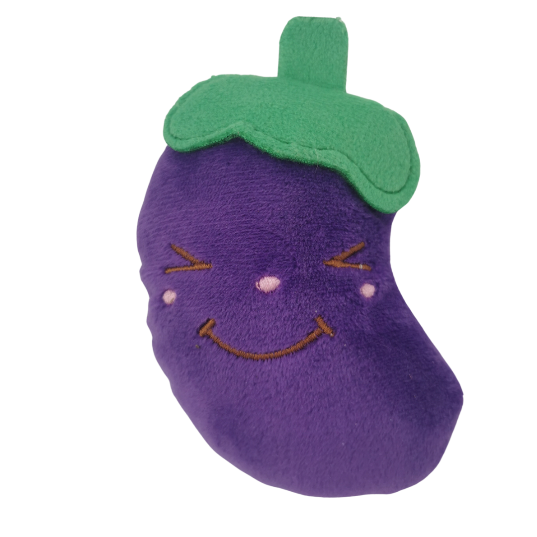Frenkiez Veggiez Eggplant - Premium Hondenspeeltje > Hondenspeelgoed from Frenkiez - Just €6.99! Shop now at Frenkiezdogshop