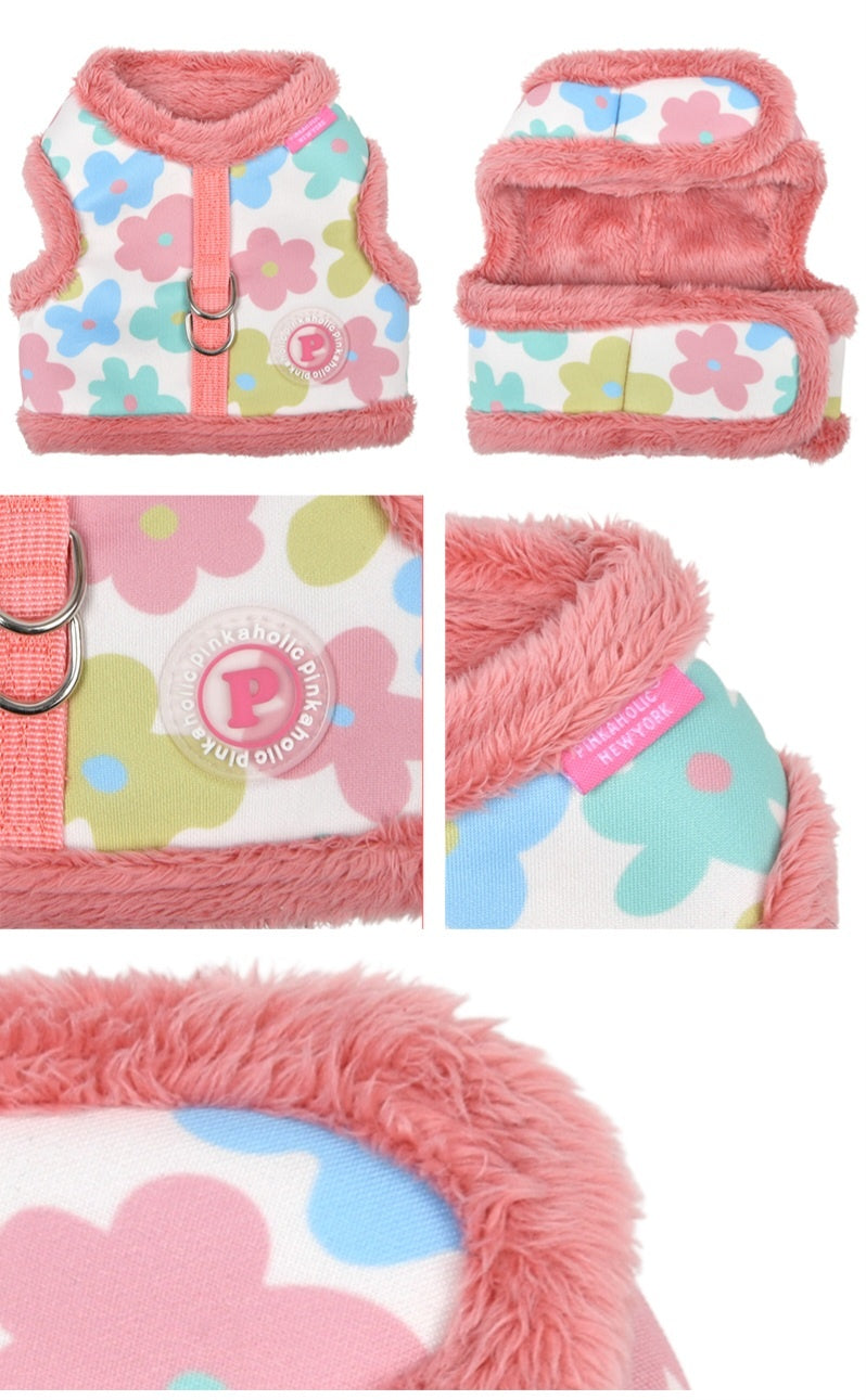 Pinkaholic Heather Pinka Harness Indian Pink - Premium hondentuig > honden harnas from Pinkaholic - Just €20! Shop now at Frenkiezdogshop