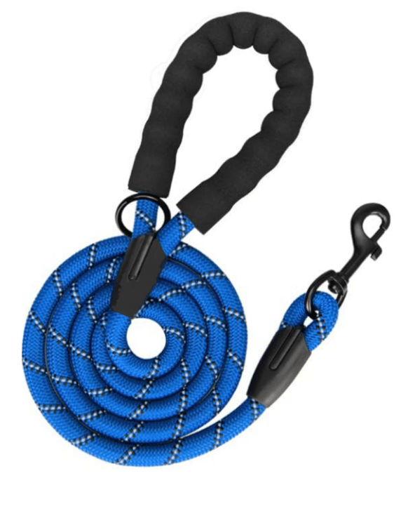 Frenkiez reflective dog leash Royal Blue hondenriem > hondenlijn Standaard/One Size