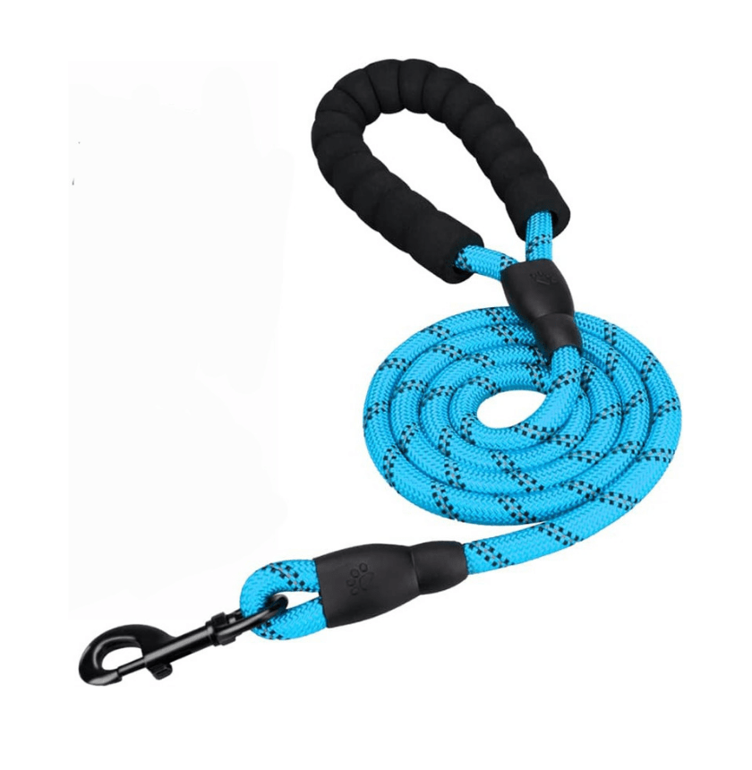 Frenkiez reflective dog leash blue hondenriem > hondenlijn Standaard/One Size