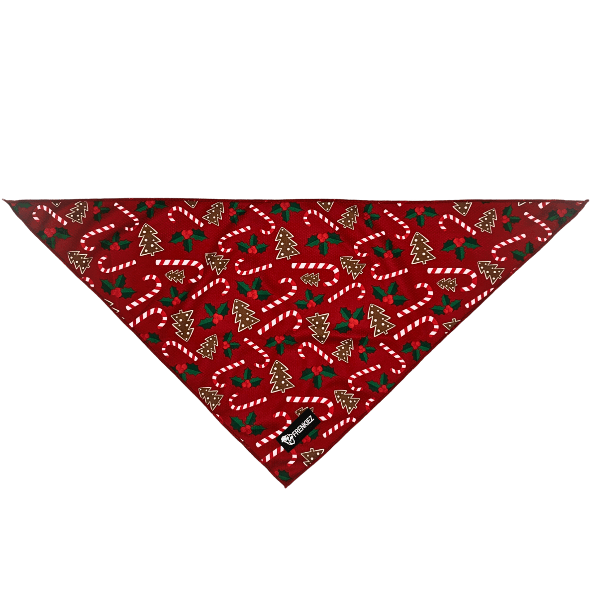 Frenkiez Christmas Bandana Red Christmas Hondenkleding > bandana Small