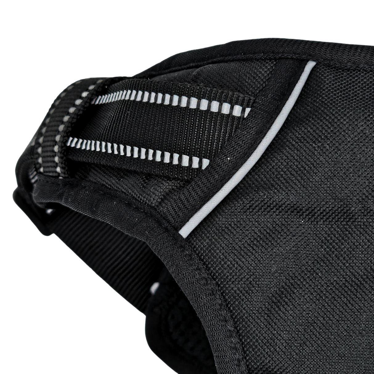 Frenkiez reflective basic dog harness Black - Premium hondentuig > honden harnas from Frenkiez - Just €5! Shop now at Frenkiezdogshop