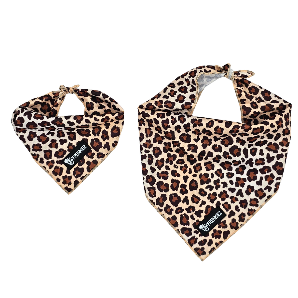 Frenkiez Cooling Bandana Brown Leopard - Premium Hondenkleding > bandana from Frenkiez - Just €7.99! Shop now at Frenkiezdogshop