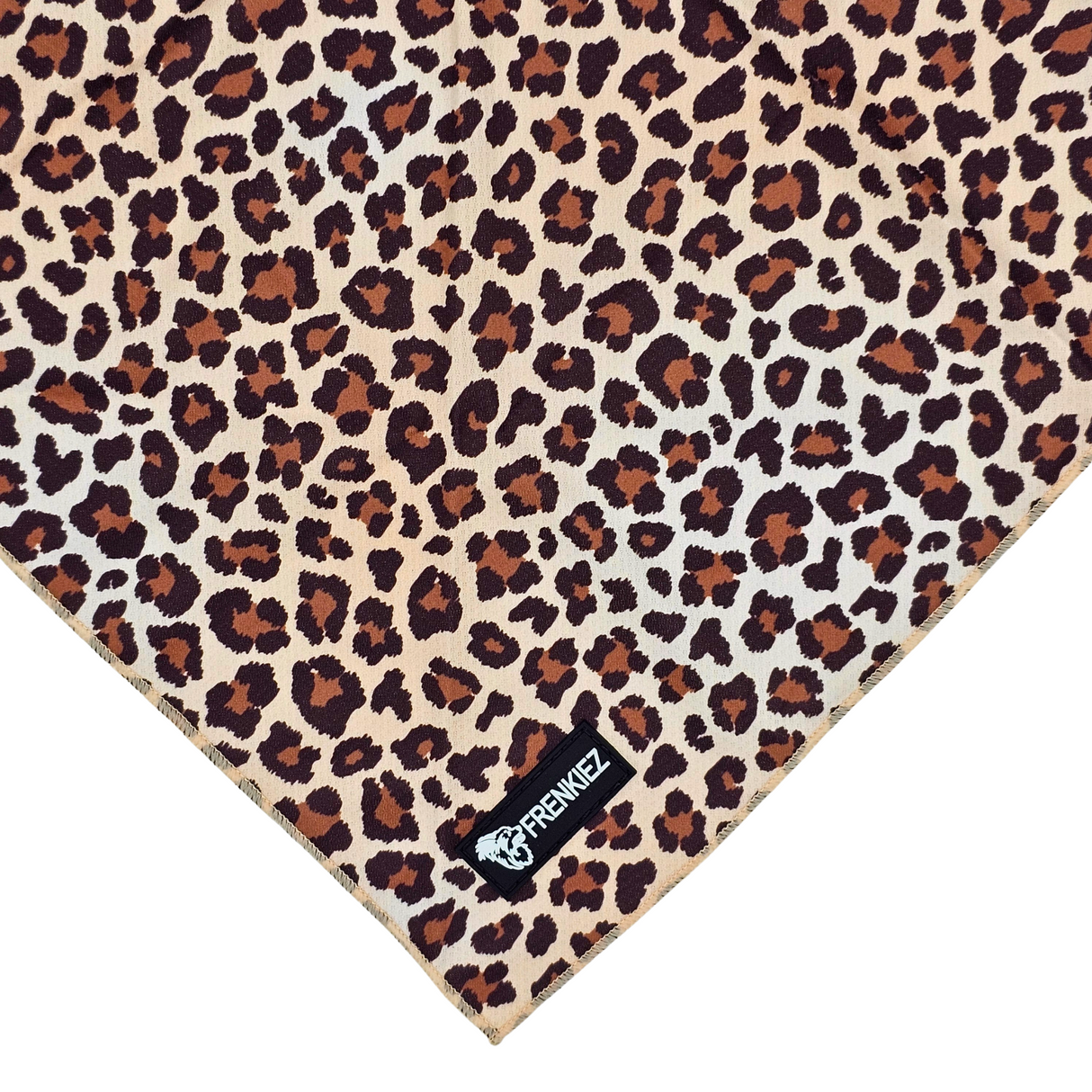 Frenkiez Cooling Bandana Brown Leopard - Premium Hondenkleding > bandana from Frenkiez - Just €7.99! Shop now at Frenkiezdogshop
