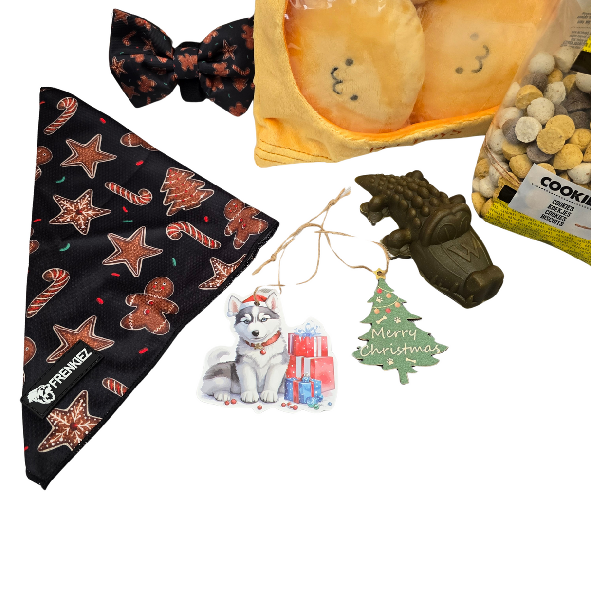 Frenkiez Christmas Giftbox NEW Black edition - Premium Hondencadeau > Kerstcadeau from Frenkiez - Just €24.99! Shop now at Frenkiezdogshop
