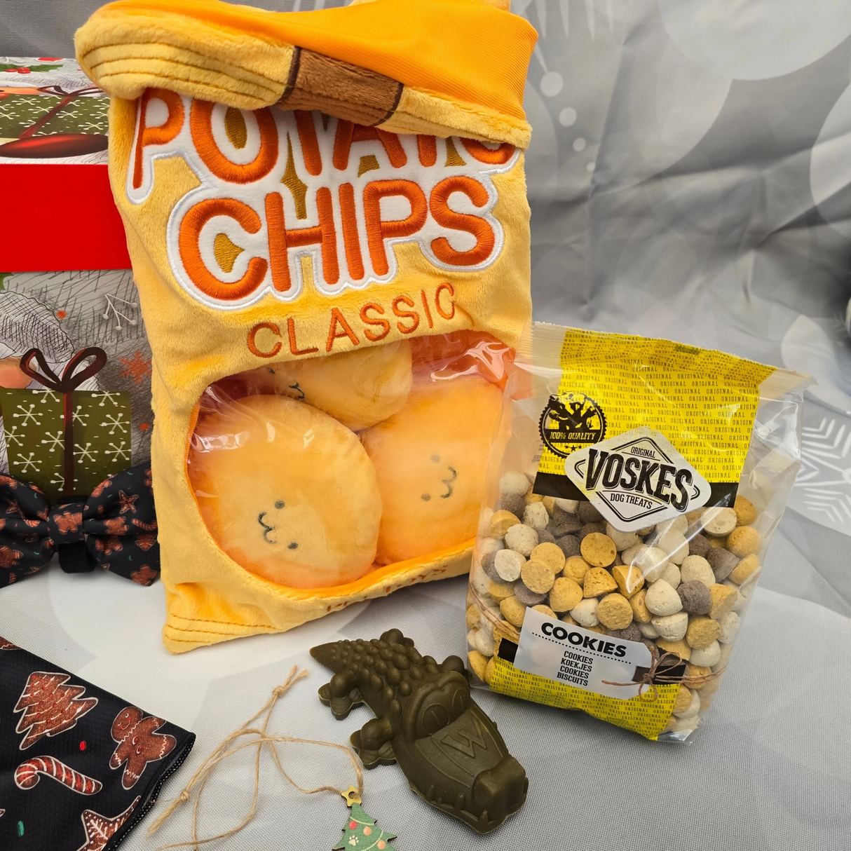 Frenkiez Christmas Giftbox NEW Black edition Hondencadeau > Kerstcadeau Small dogs