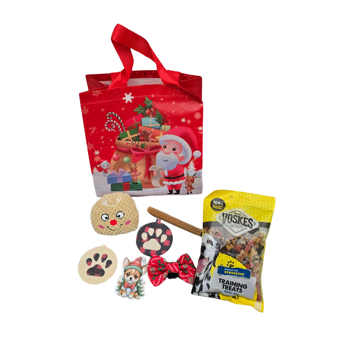 Frenkiez Christmas Giftbox Small NEW Red edition - Premium Hondencadeau > Kerstcadeau from Frenkiez - Just €12.99! Shop now at Frenkiezdogshop