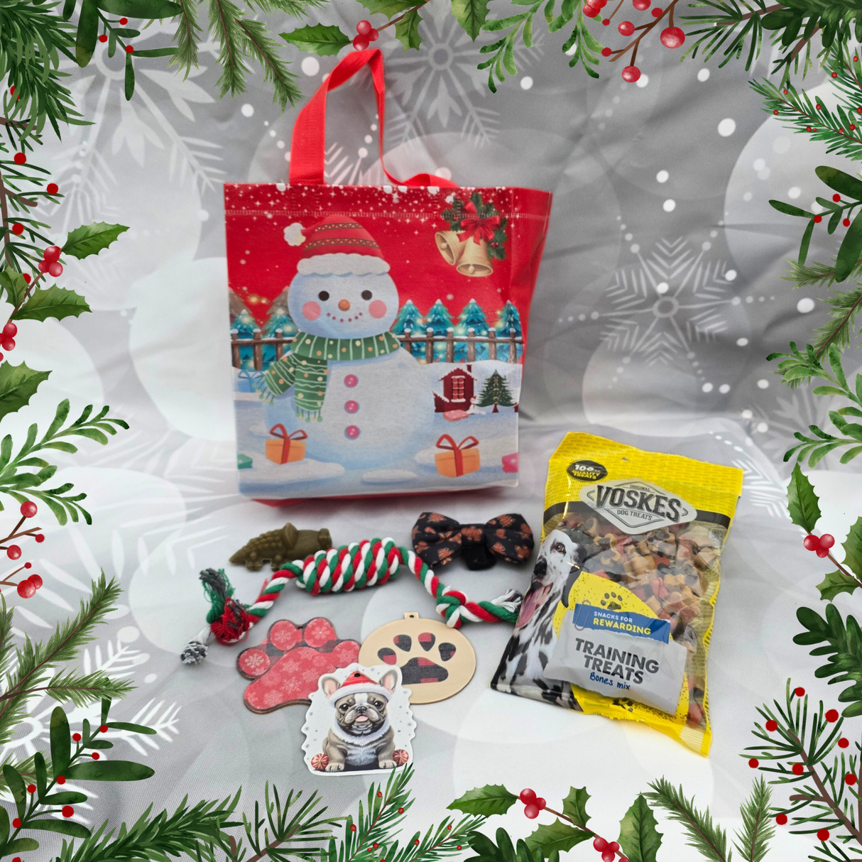 Frenkiez Christmas Giftbox Small NEW Black edition - Premium Hondencadeau > Kerstcadeau from Frenkiez - Just €12.99! Shop now at Frenkiezdogshop