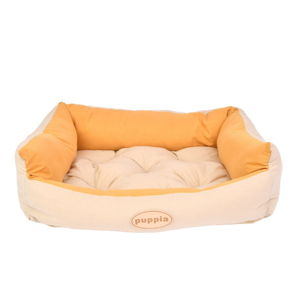 Puppia mandje Coco Square Beige - Premium hondenmand > hondenbed from Puppia - Just €50! Shop now at Frenkiezdogshop