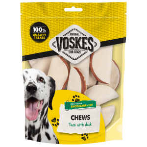 Voskes kauw snack taco met eend 400gr Hondensnoep > hondensnack Standaard/One Size