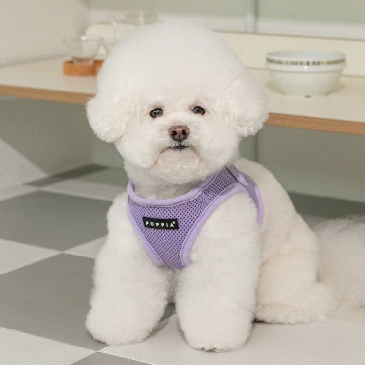 Puppia Soft Vest Harness model B Violet - Premium hondentuig > honden harnas from Puppia - Just €18.99! Shop now at Frenkiezdogshop