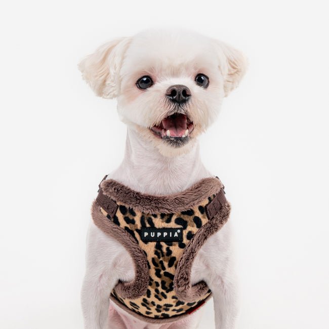 Puppia Wild Harness model C Brown hondentuig > honden harnas > model C Small