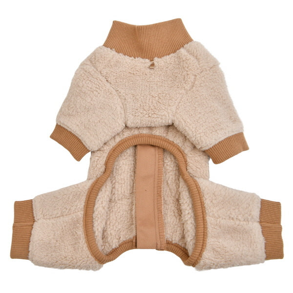 Puppia Titus Onesie beige - Premium Hondenkleding > Hondenpyjama from Puppia - Just €50! Shop now at Frenkiezdogshop