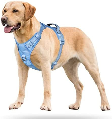 Frenkiez Y tuig dogharness reflective ( matching straps ) Light Blue - Premium hondentuig > honden harnas from Frenkiez - Just €34.99! Shop now at Frenkiezdogshop