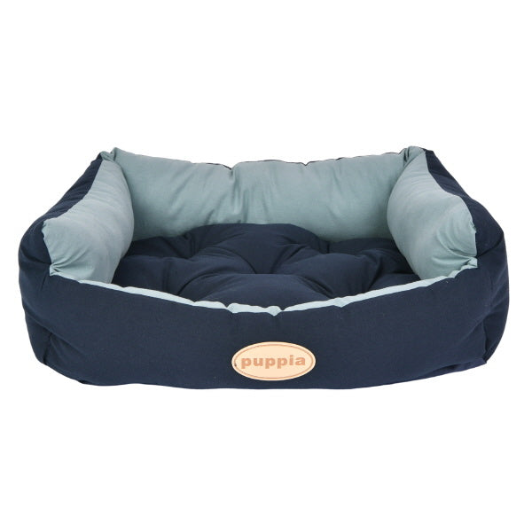 Puppia mandje Coco Square Navy - Premium hondenbed > hondenmand from Puppia - Just €50! Shop now at Frenkiezdogshop