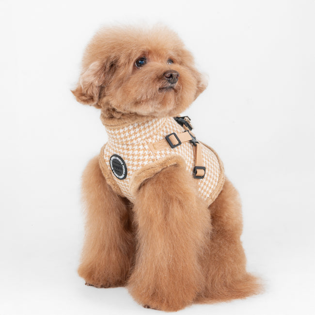 Puppia Chic Hound Vest Harness – Model V Beige