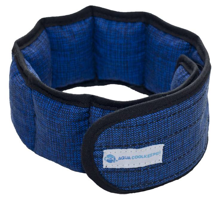 Animal Gear Aqua Coolkeeper Cooling Collar Cooling > Koelvest Pacific Blue, Maat: 01 XXS 12 - 16 cm x 2 cm